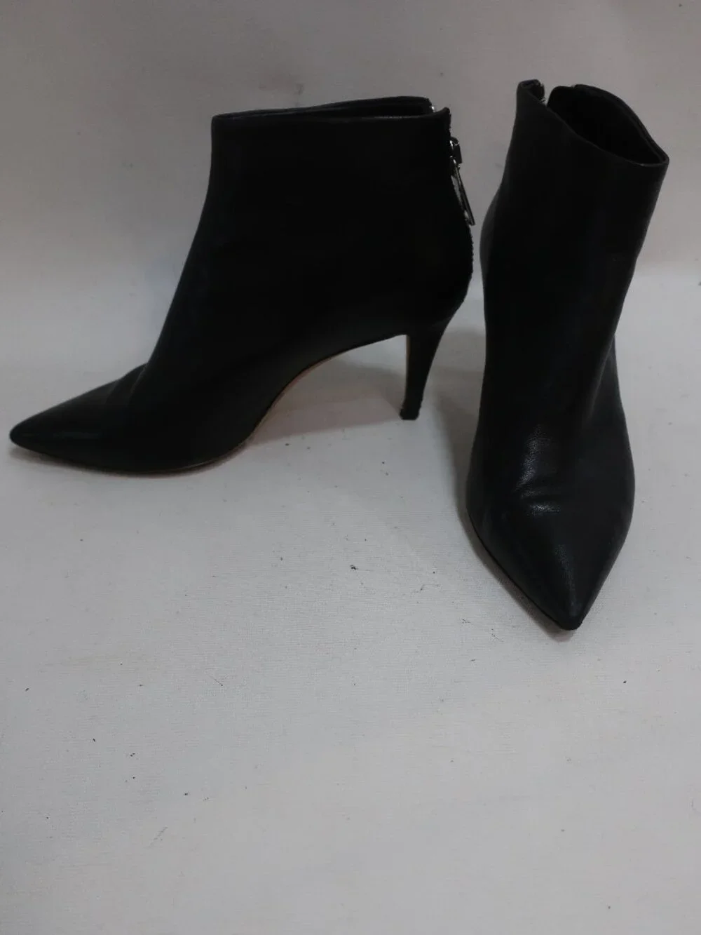 Womens Tamara Mellon Black Stark Leather Ankle Booties 38 US/8